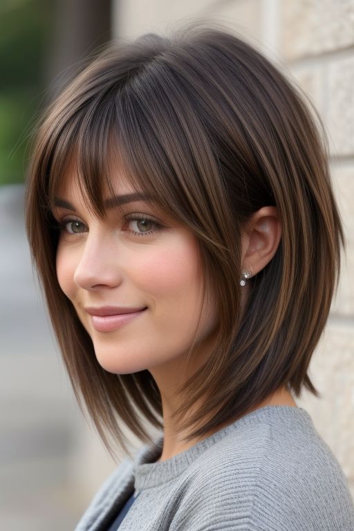 Textured Chin-Length Hairstyle_664741