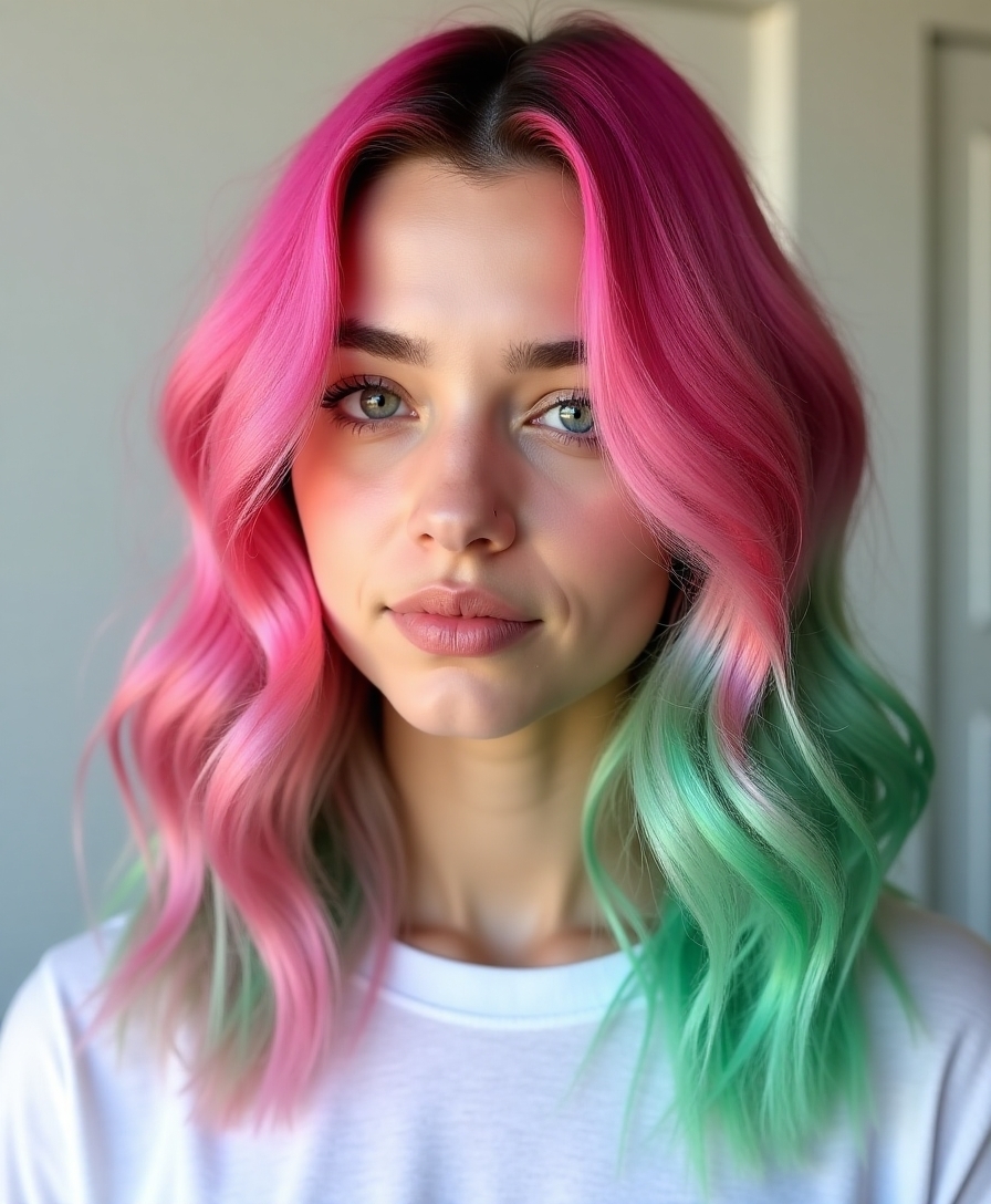 bold watermelon hair colors