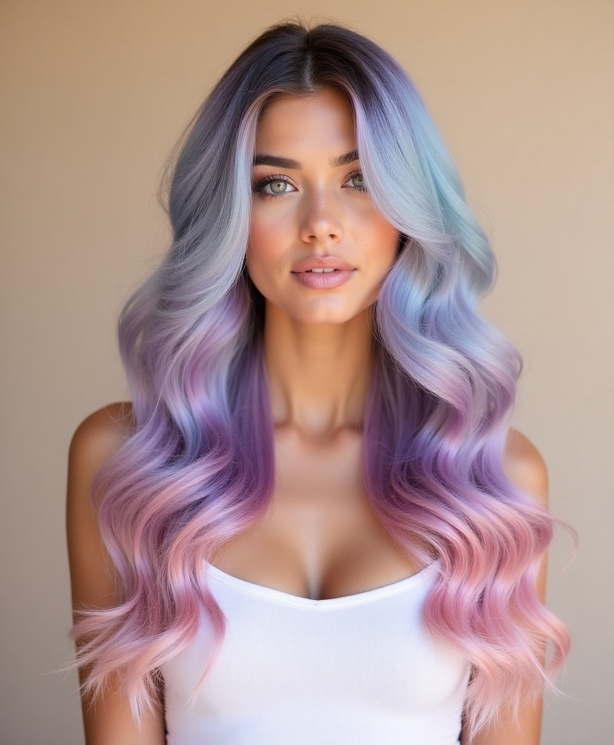 ethereal pastel hair trend