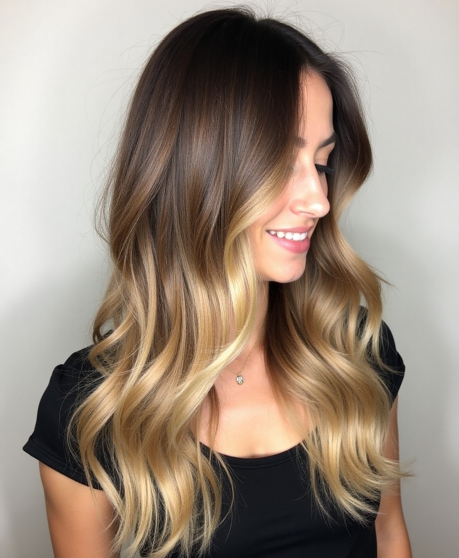 ombre hair styling tips