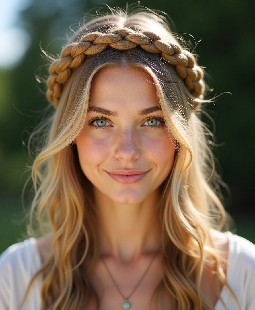 royal braided crown hairstyle