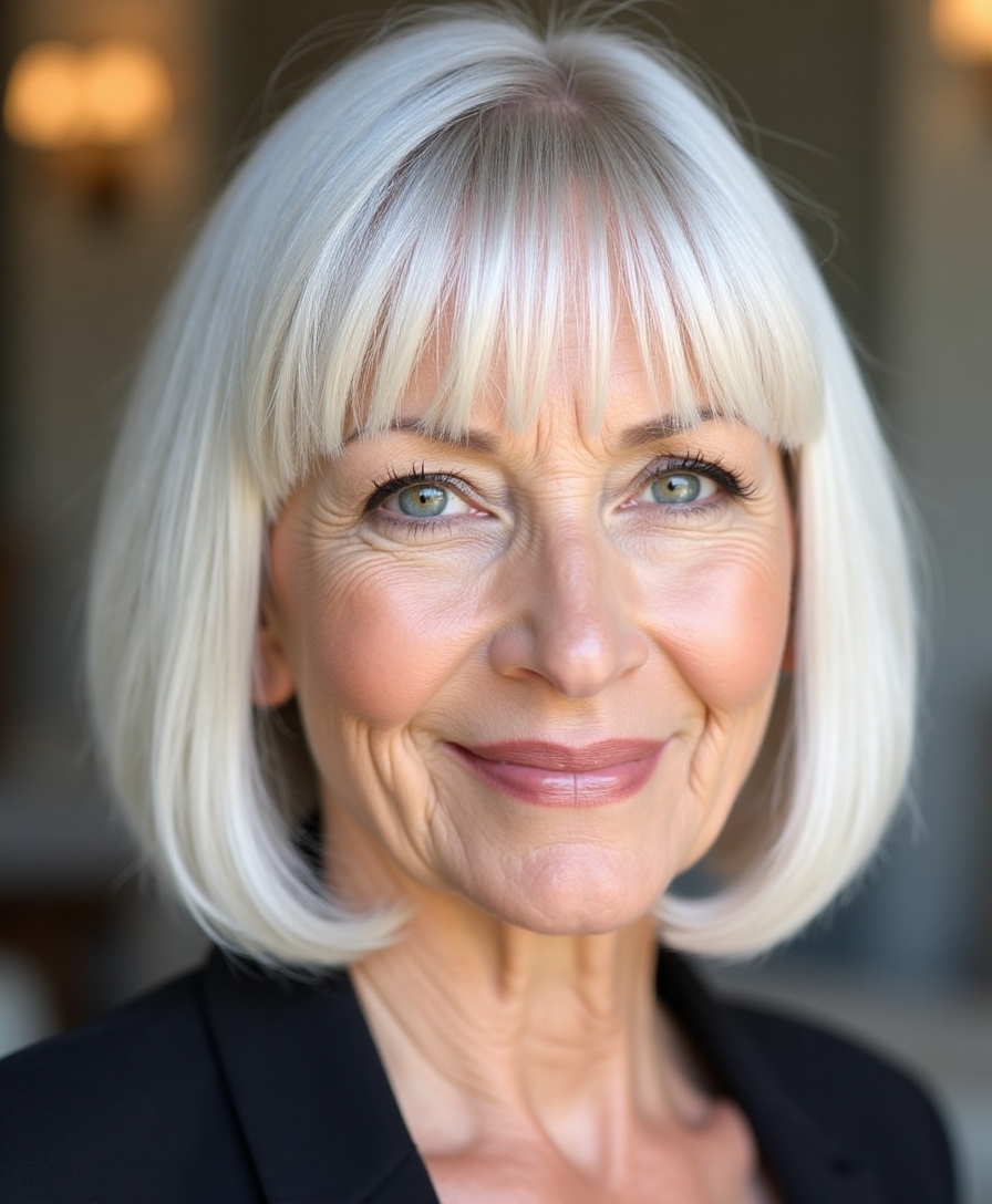 timeless sleek polished bob