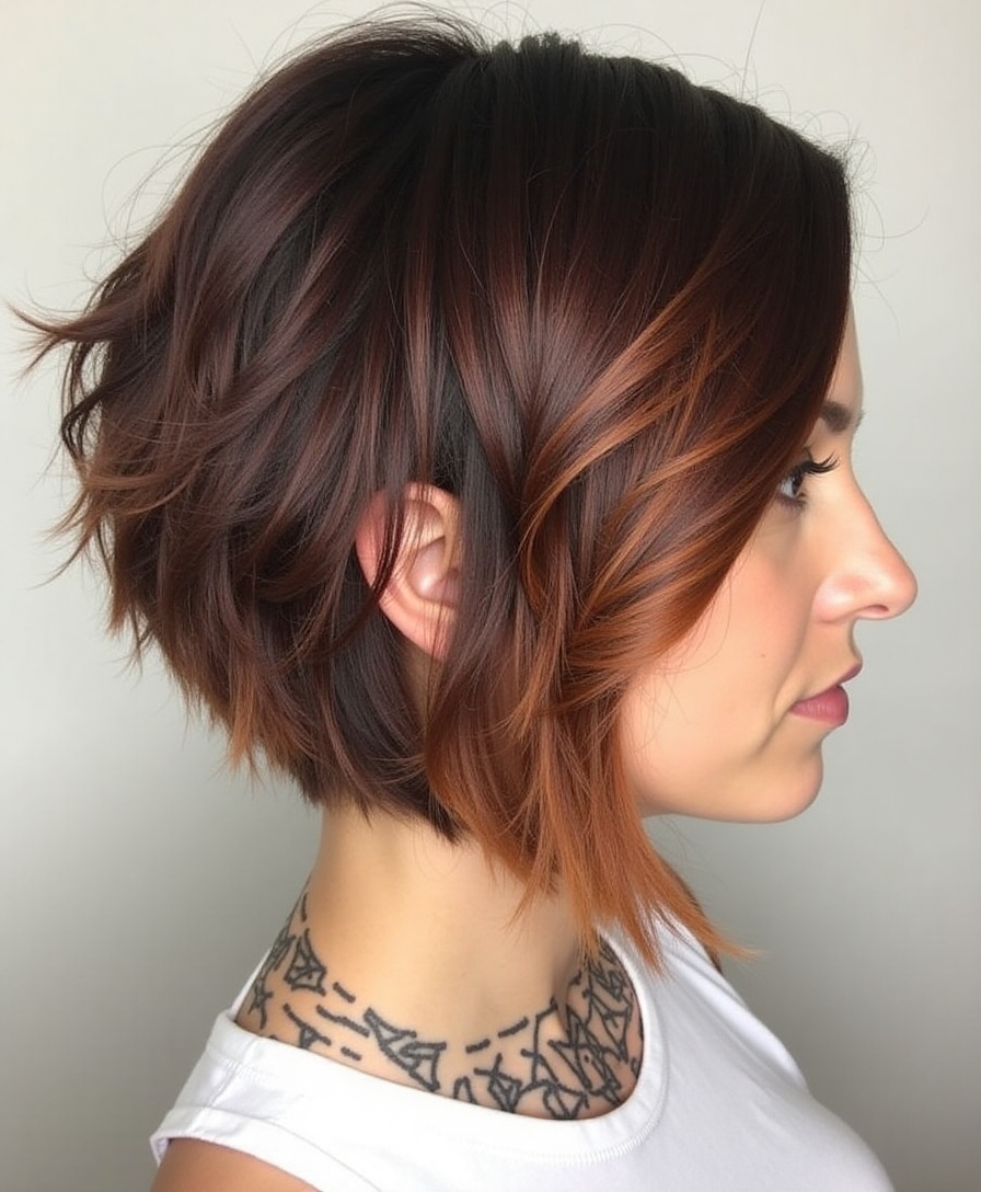 asymmetric hairstyles enhance features