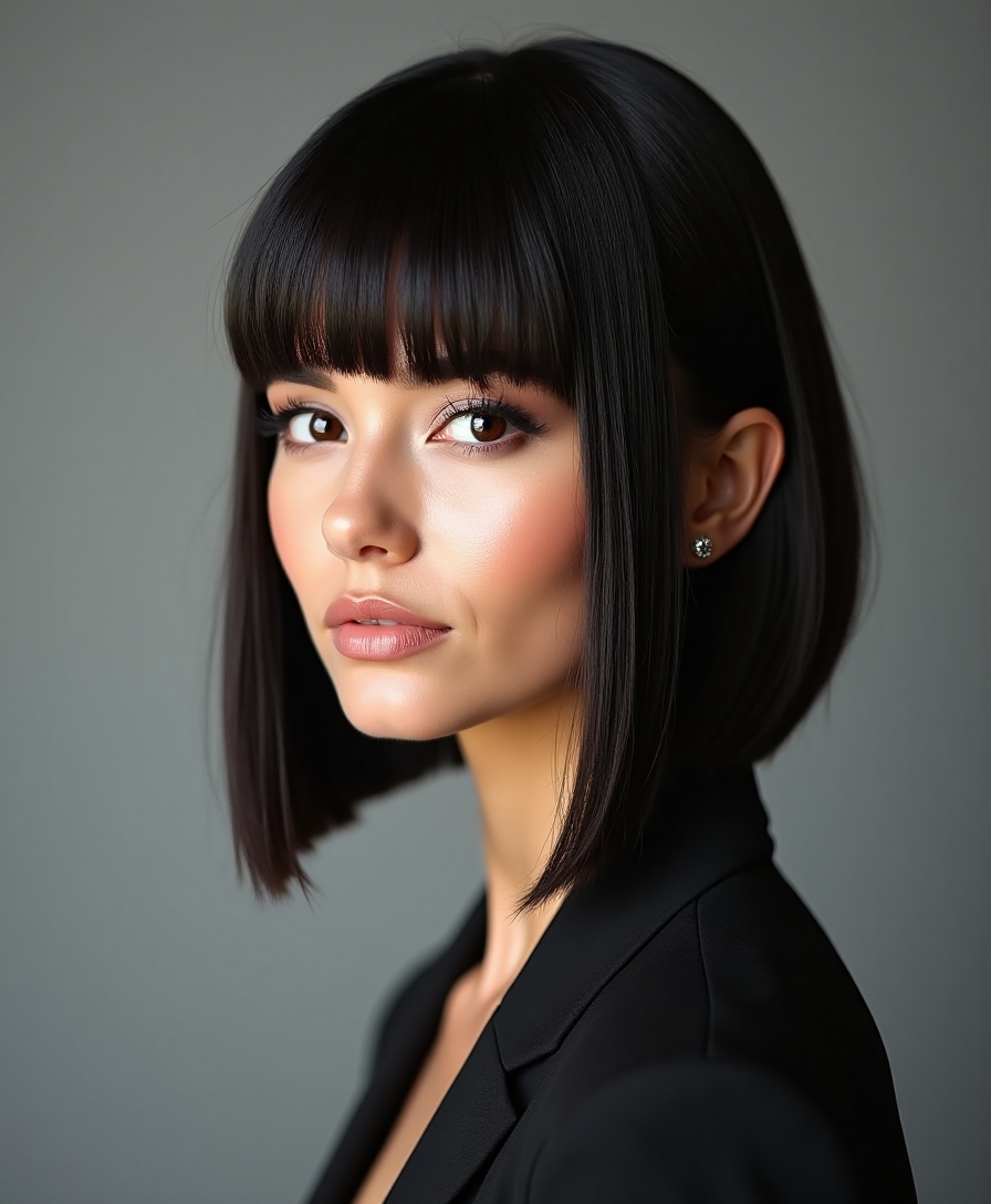 asymmetrical blunt bob empowerment