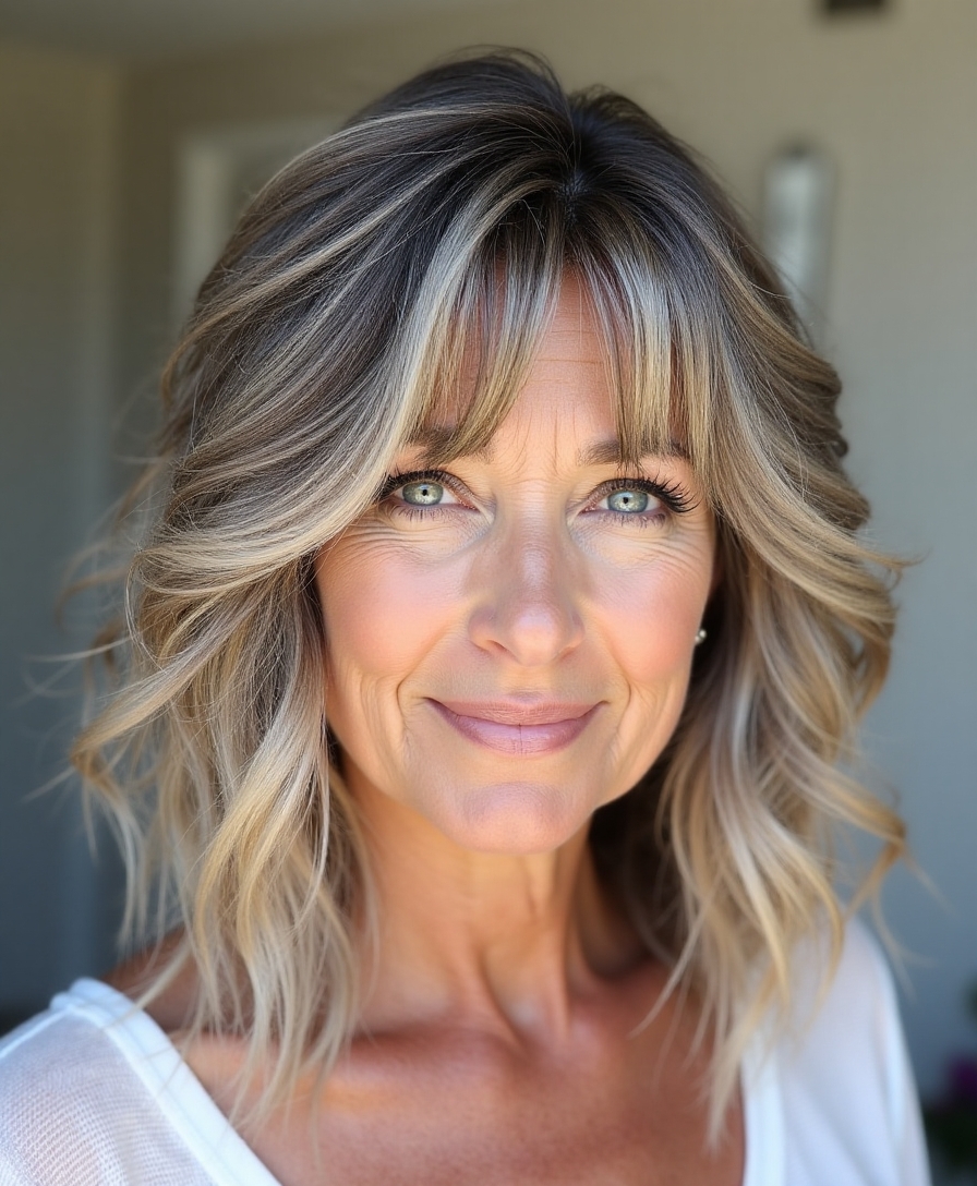 boho layers with braids