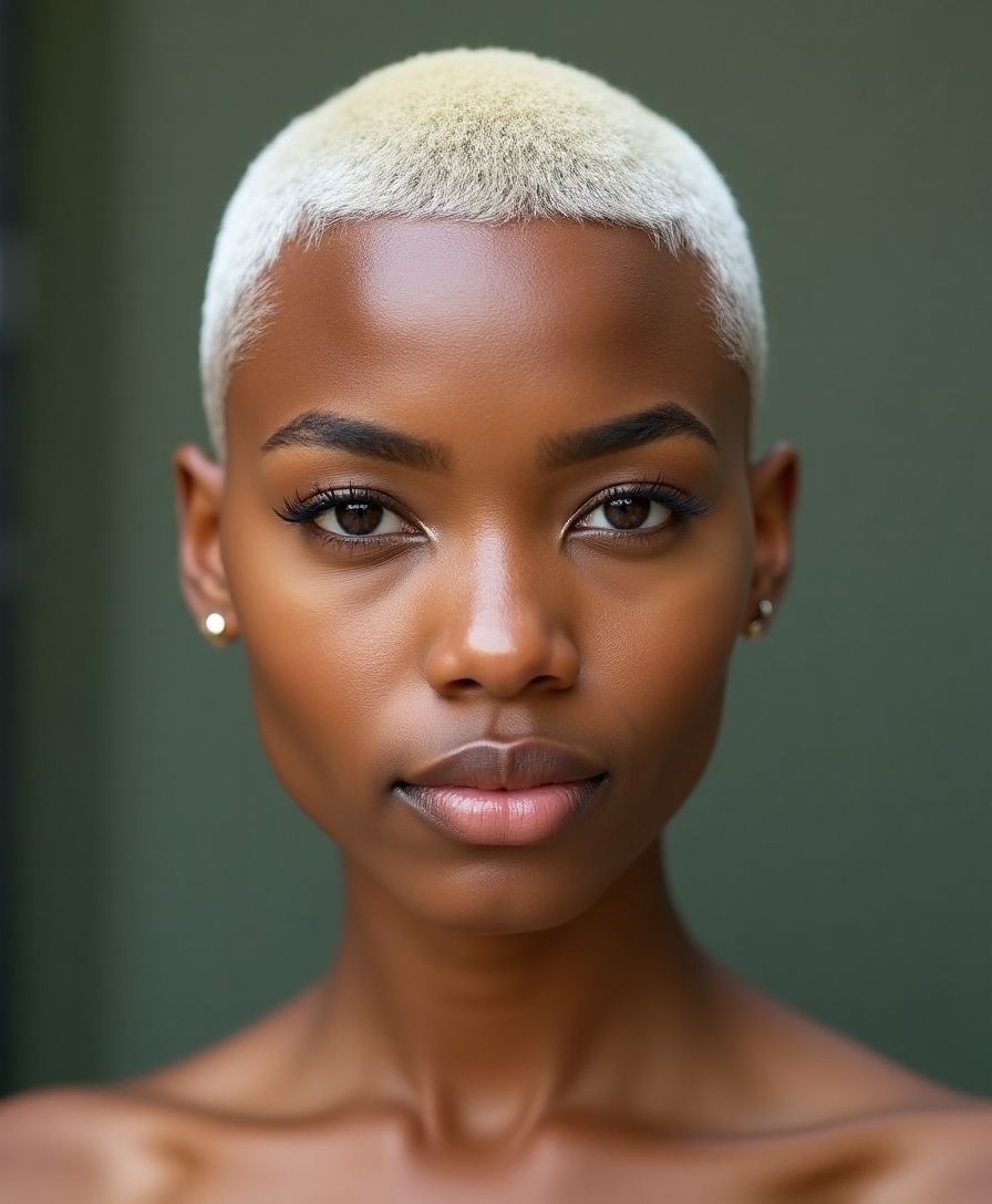 bold buzz cut transformation