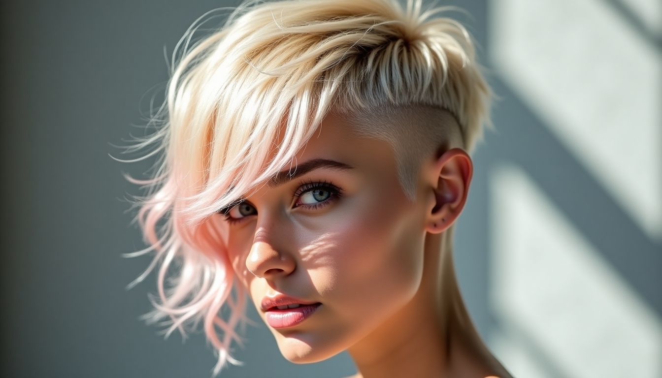 bold hairstyles for ovals