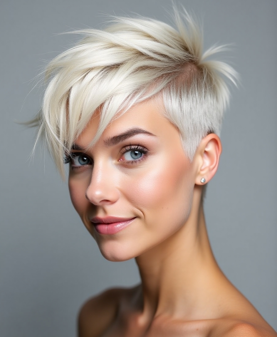 bold transformation through pixie