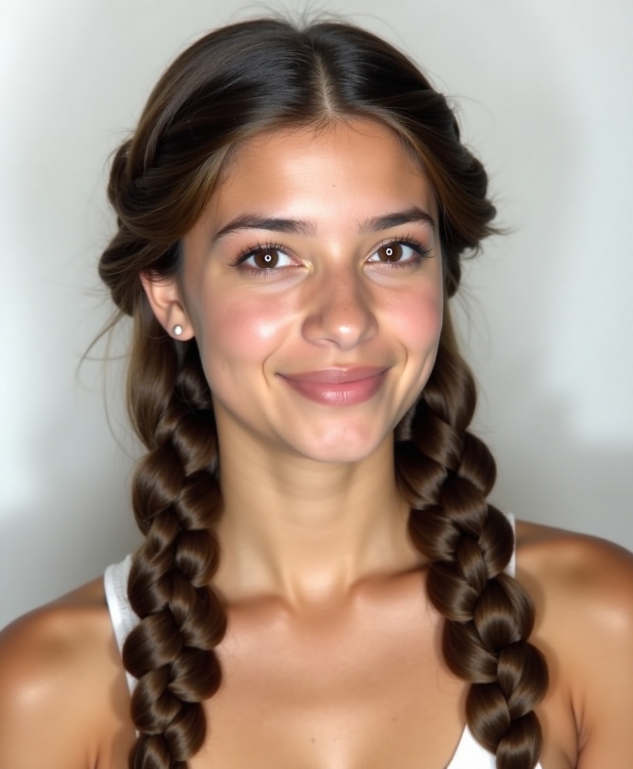 bubble braids playful style