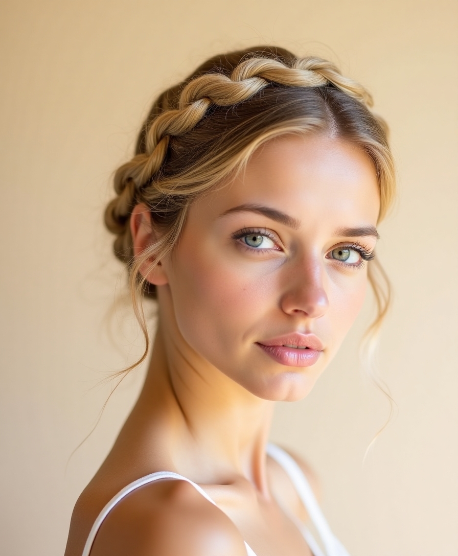 celestial halo hair style