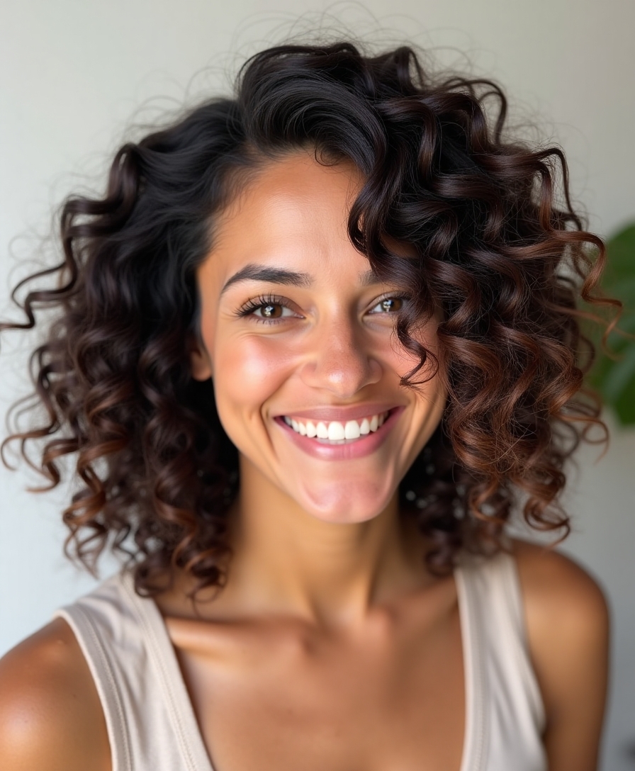 charming defined natural curls