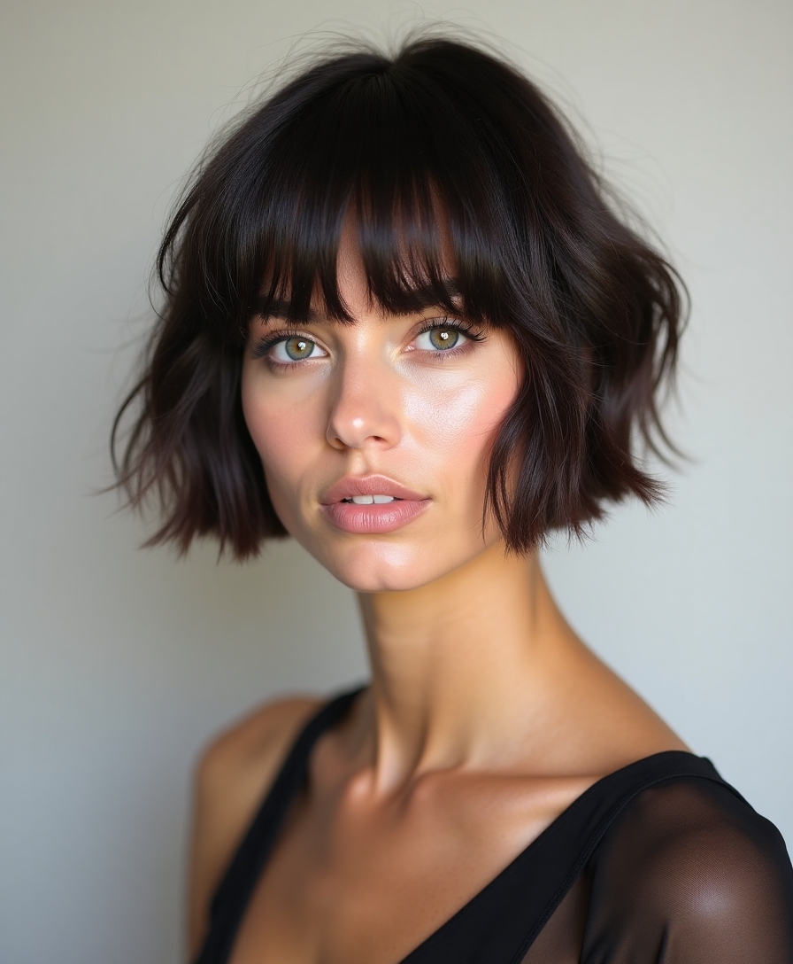 choppy blunt bob hairstyles