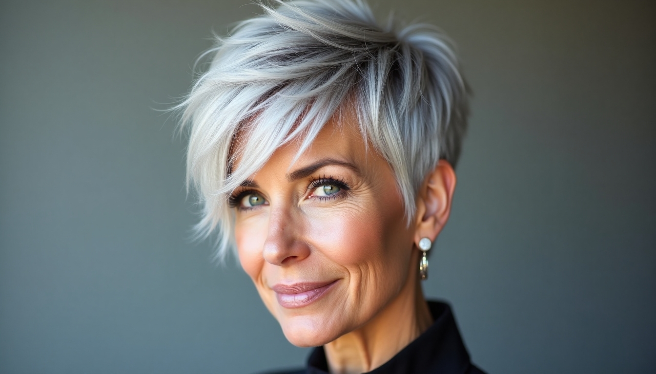 edgy pixie hairstyles for women