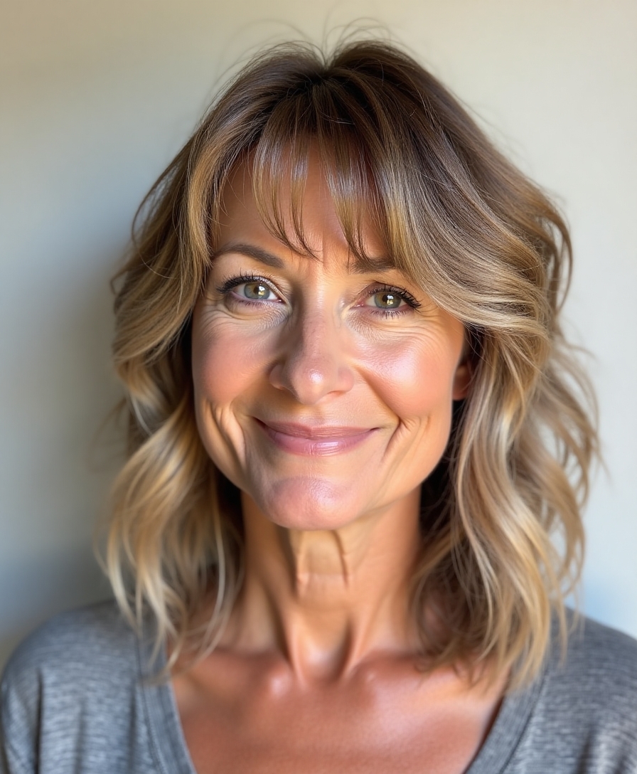 effortless shag haircut transformation