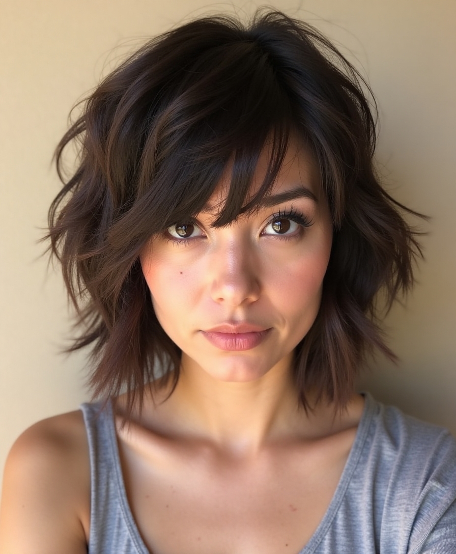 effortless shaggy hairstyle adventure