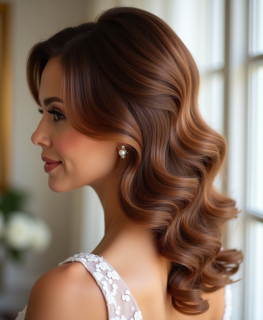 elegant waves for weddings