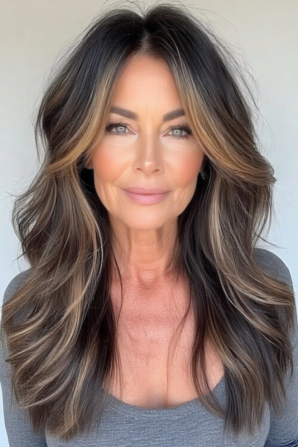 Bob with face-framing highlights that add depth and dimension to your look.
