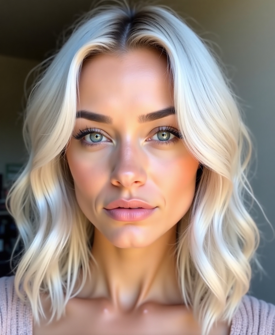 makeup tips for silver blonde