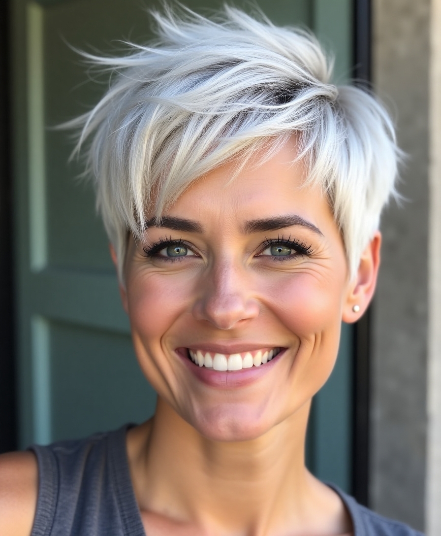 playful pixie haircut confidence