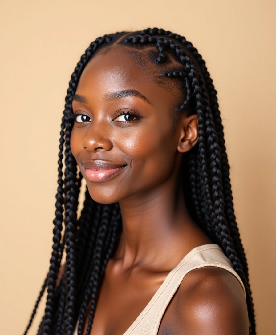 seamless lighter tension free braids