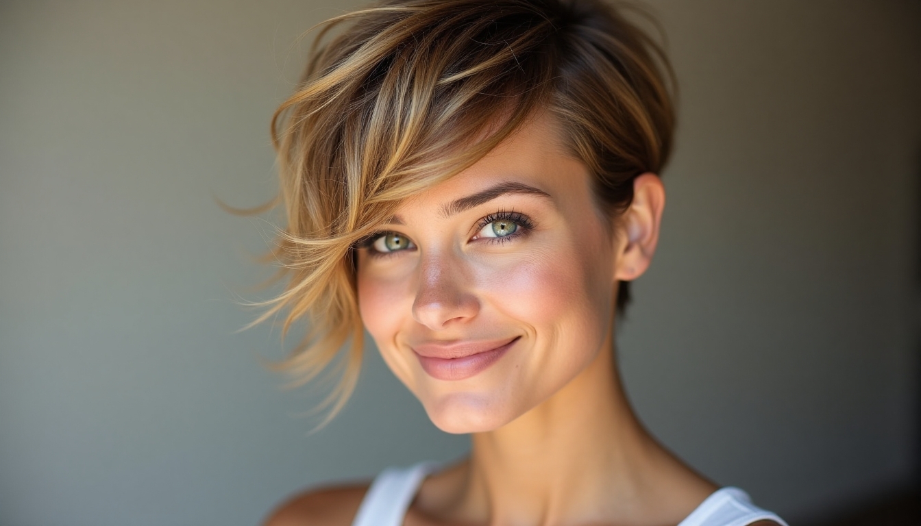 soft short pixie styles