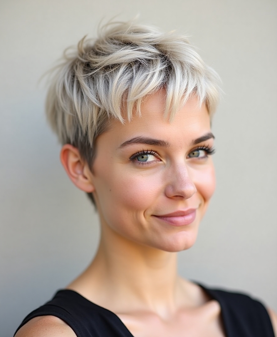 sophisticated pixie for texture