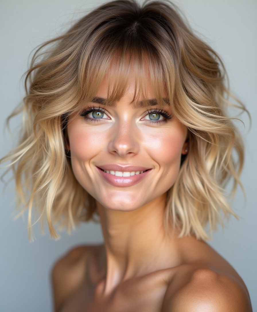 strategic layered hairstyles enhance volume
