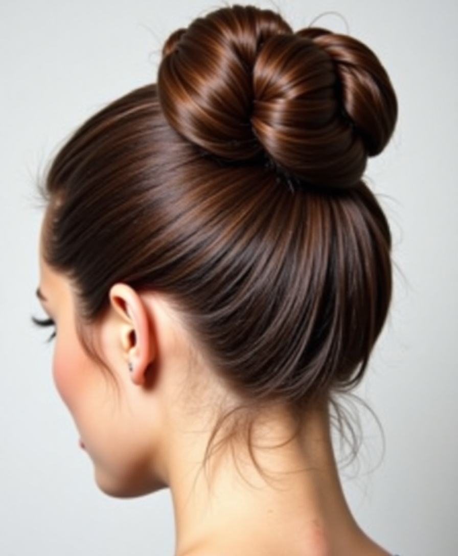 strong hold twisted bun