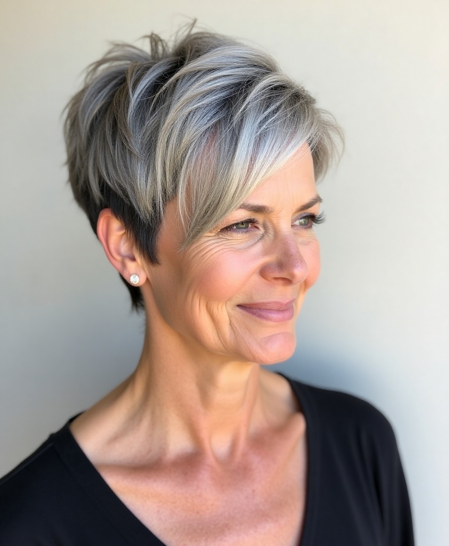 textured pixie cut styles
