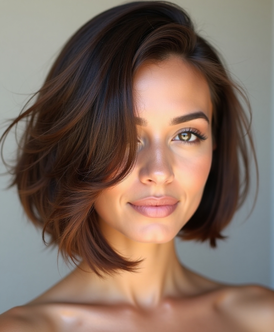 timeless sophisticated bob hairstyle