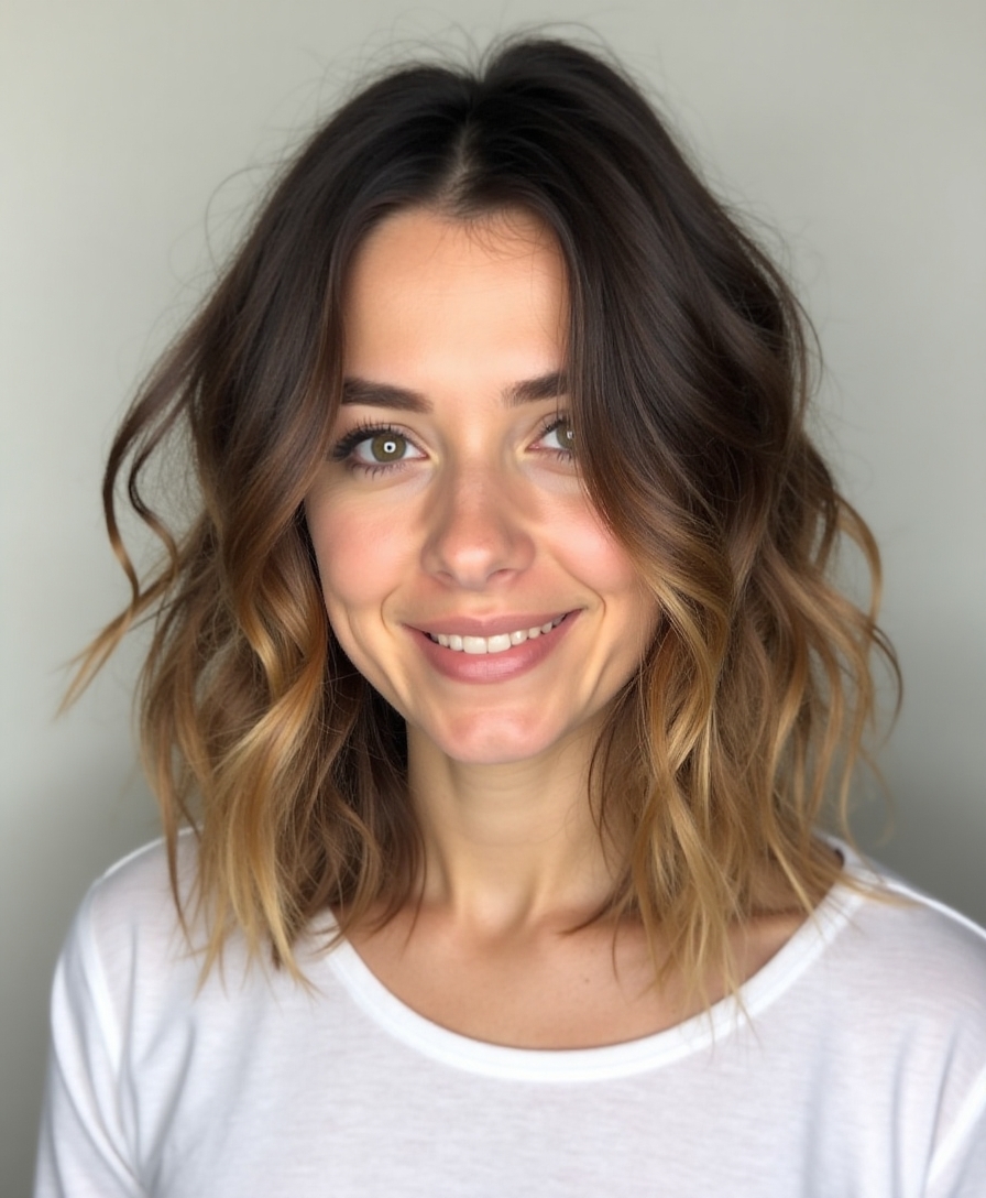 timeless versatile wavy lob