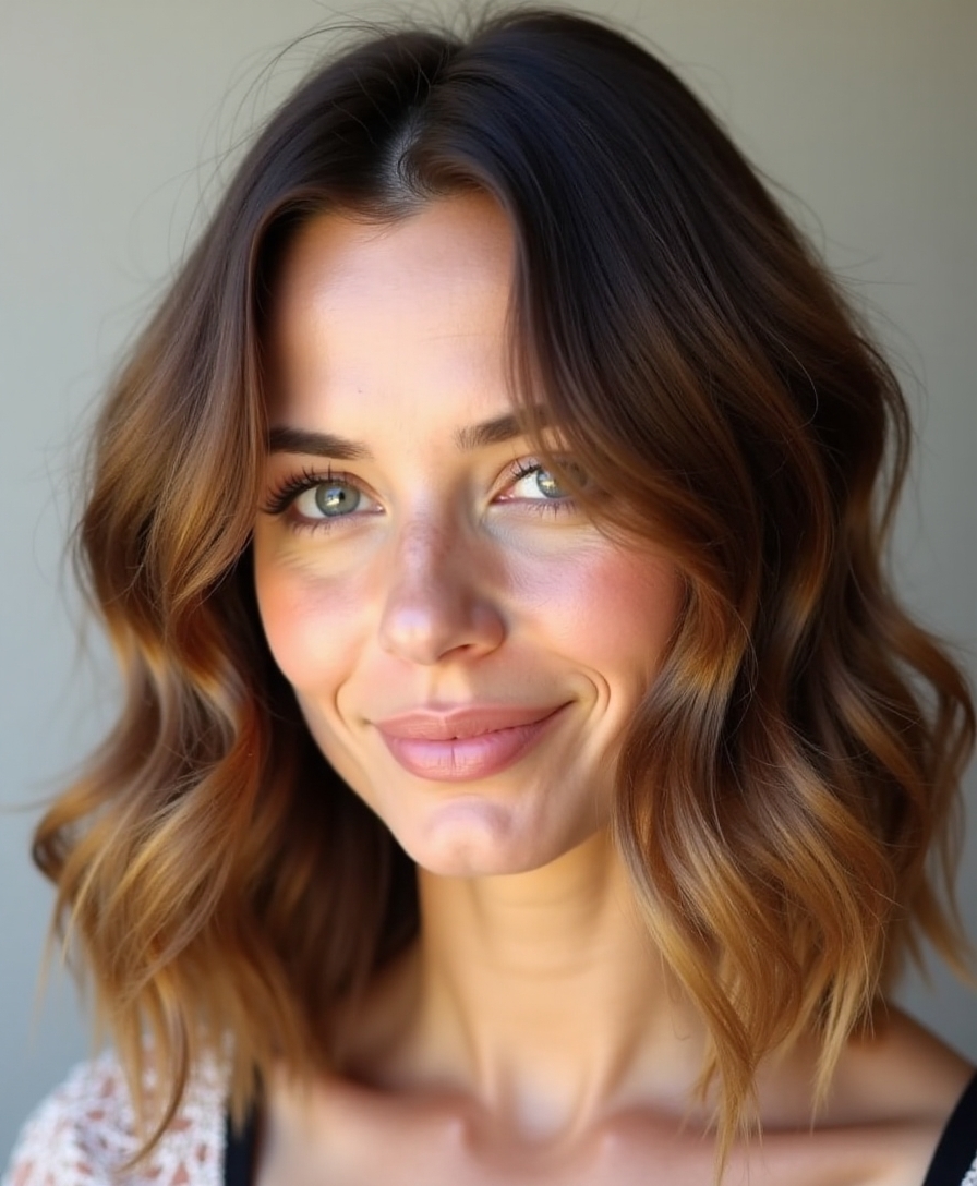 voluminous shoulder length hairstyles