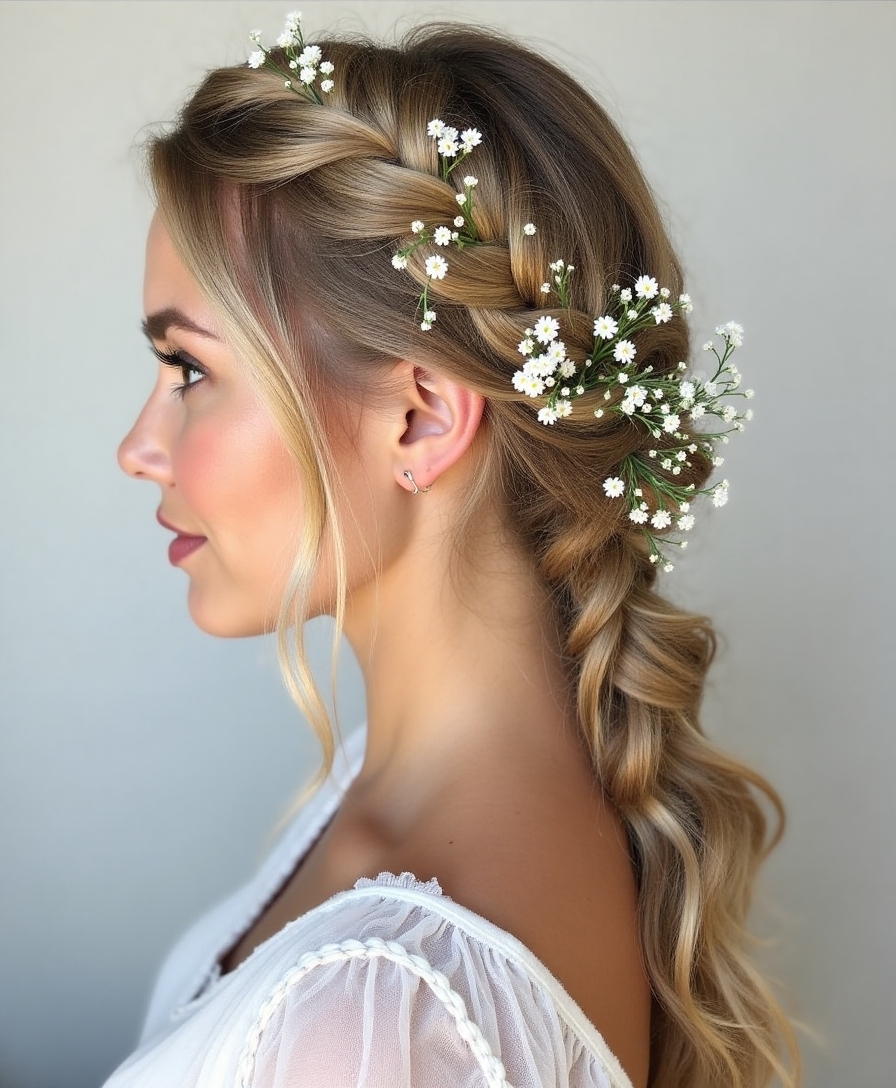 whimsical waterfall braid tutorial