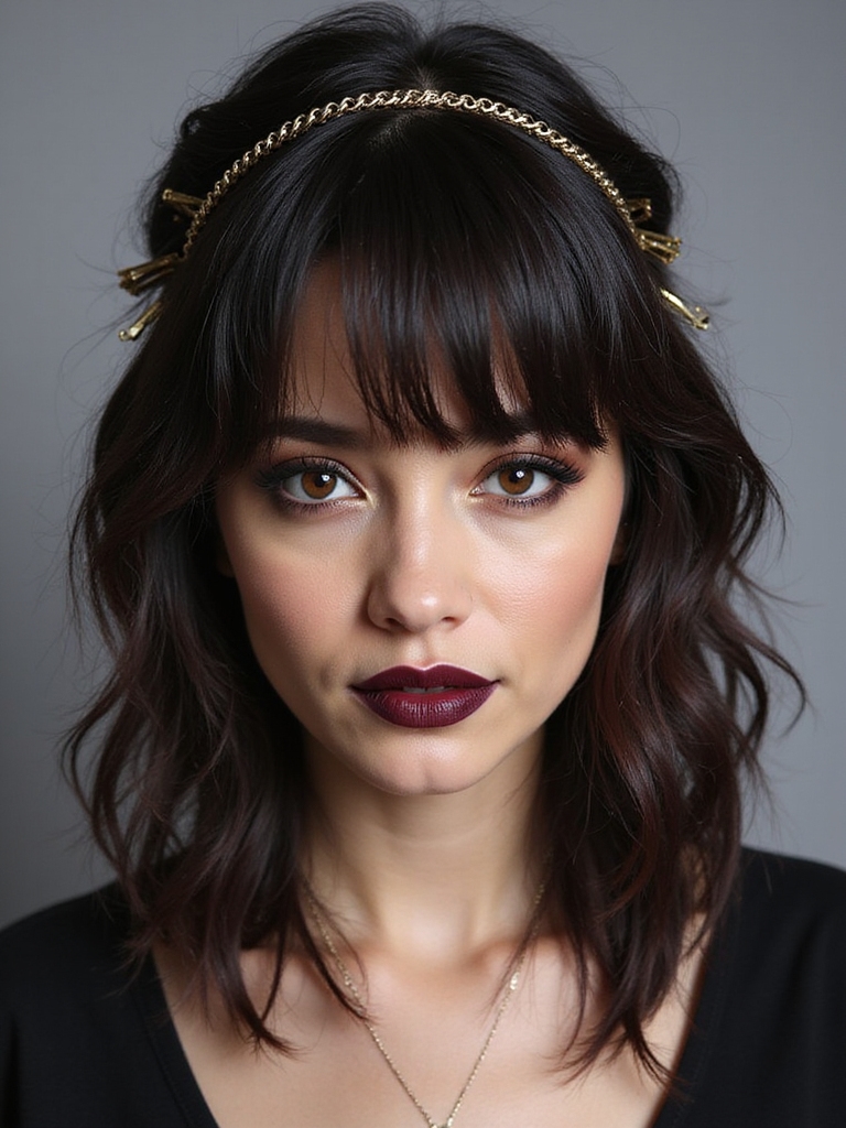 accessorize your wolf cut