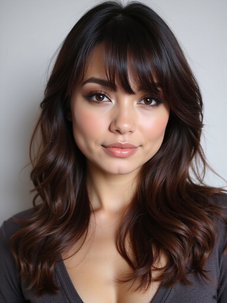 at home bangs and hair care