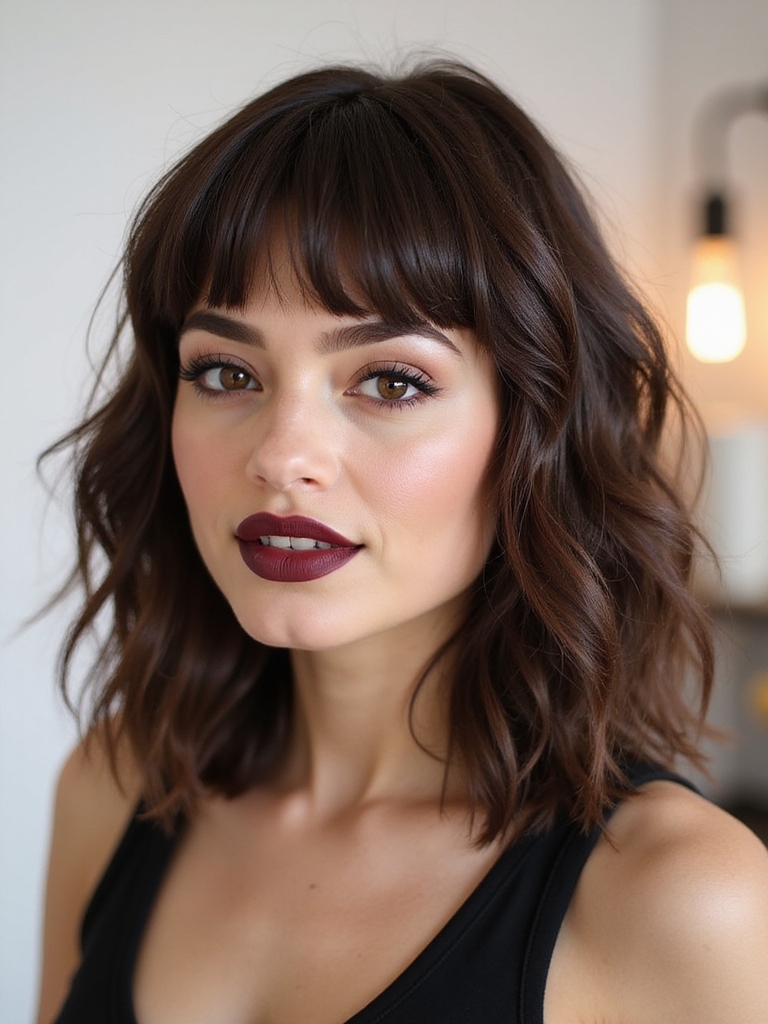 bangs reveal emotional transformations