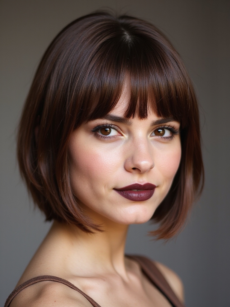bangs revitalize classic bob