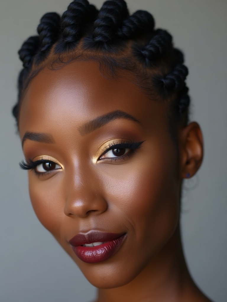 bantu knots as expression