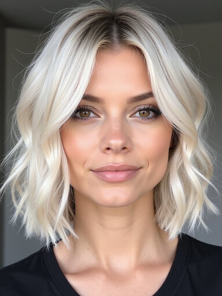 blonde lob care routine