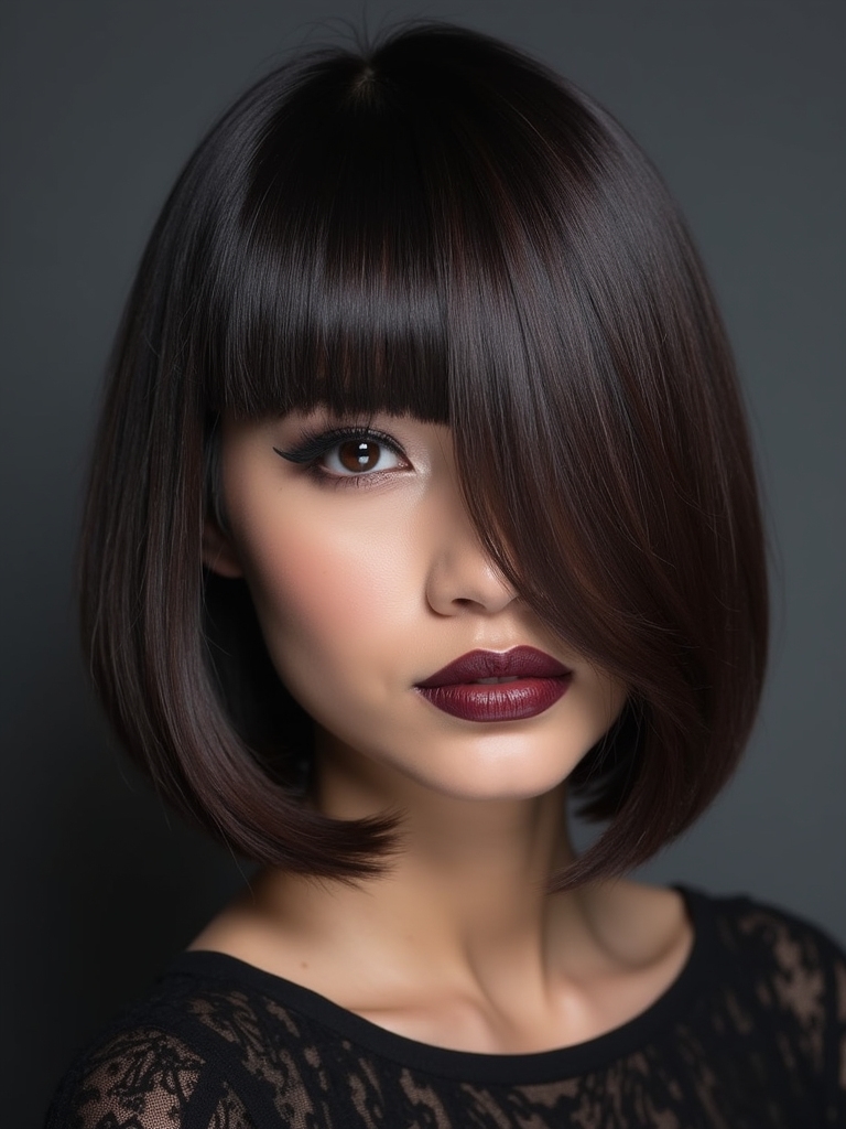 bobs and bangs styling