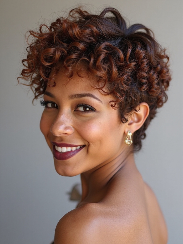 bold charming textured curls