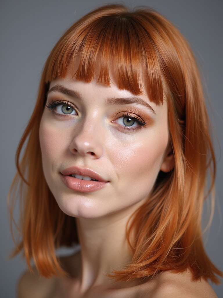 bold confident striking fringes
