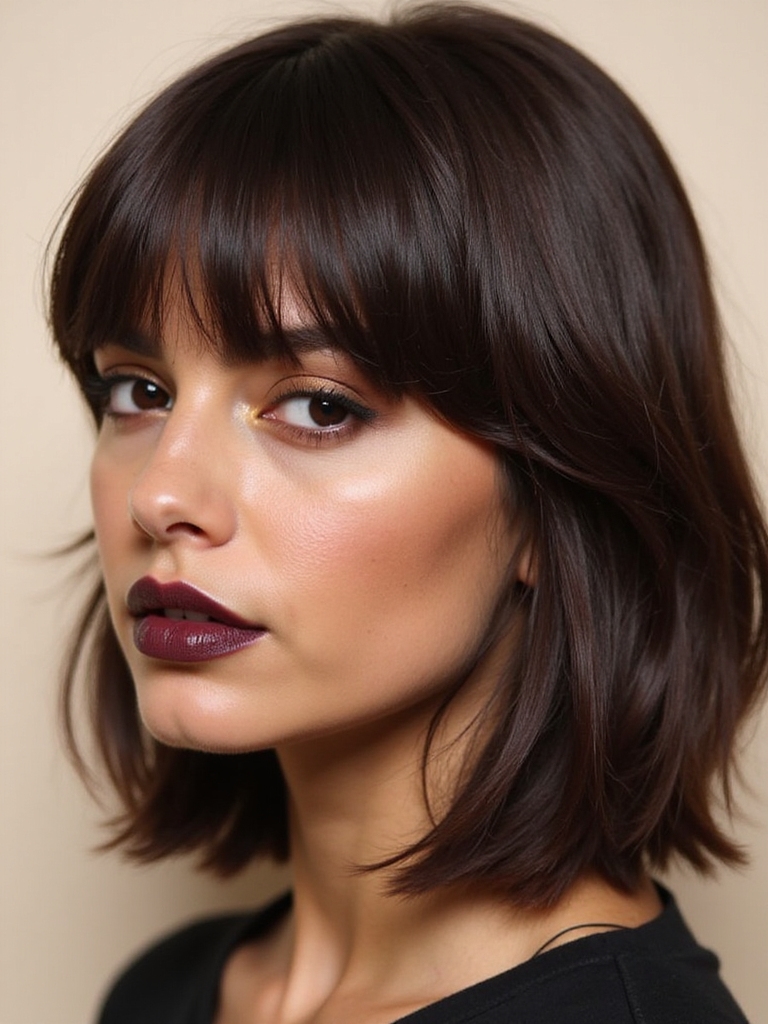 bold micro bangs trend