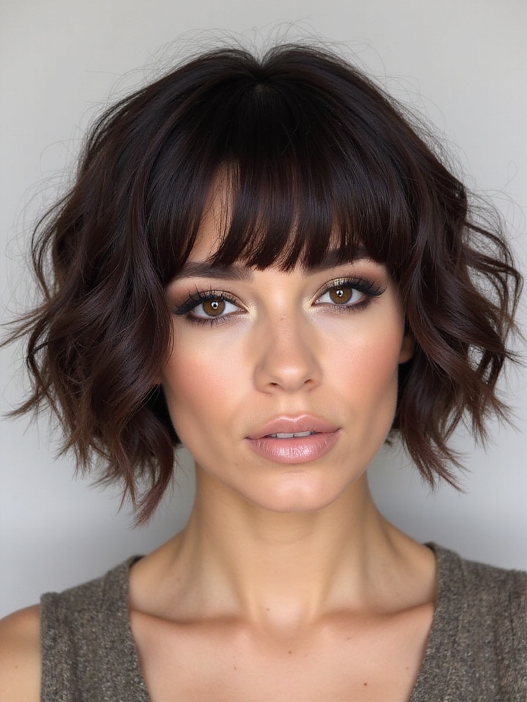bold modern hairstyle statement