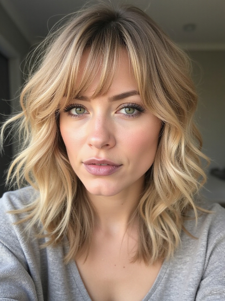 bold self expression through bangs