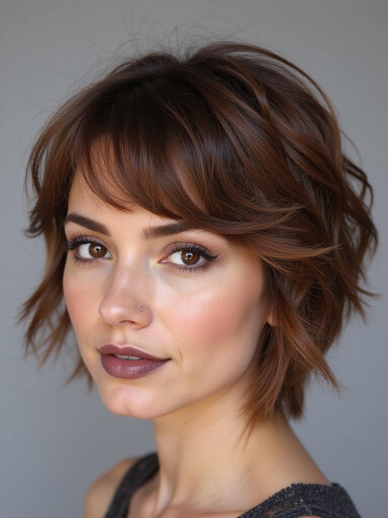 bold textured low maintenance style