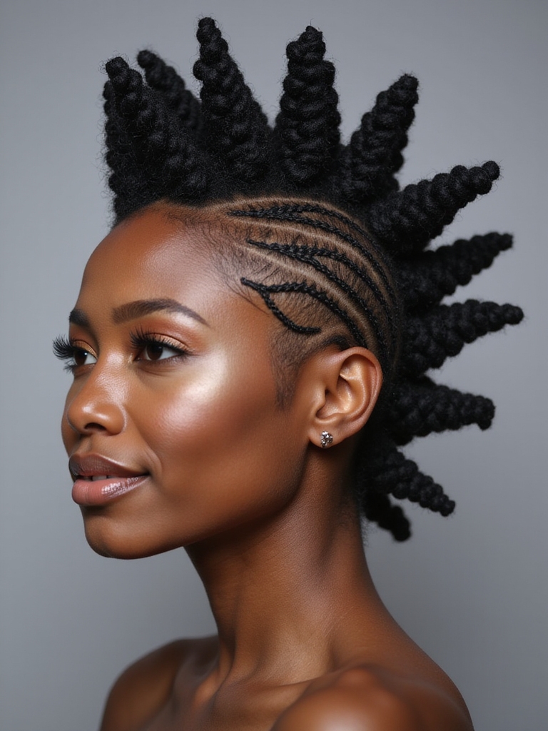 braided lattice mohawk tutorial