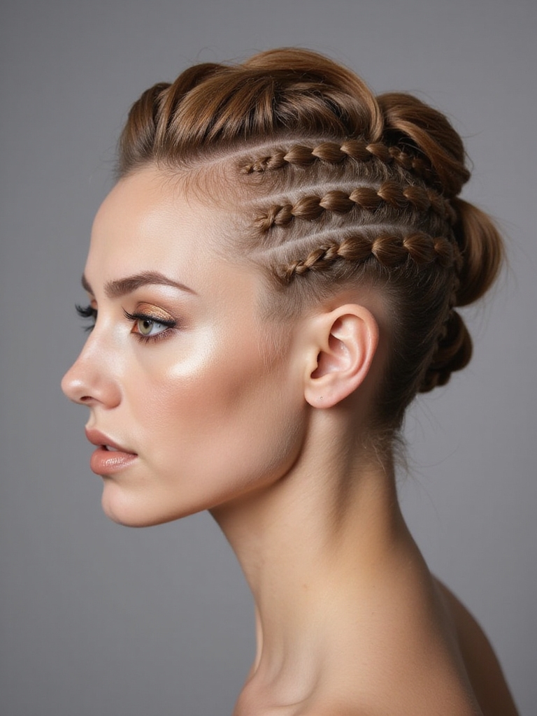braided mohawk hairstyle tutorial