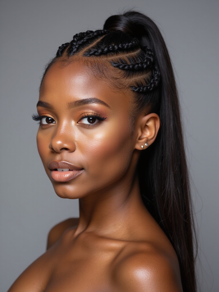 braided mohawk hairstyle tutorial