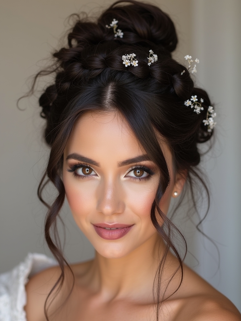 braided updos with elegance